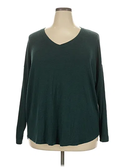 Pre-owned Well Worn Pullover Sweater In Teal