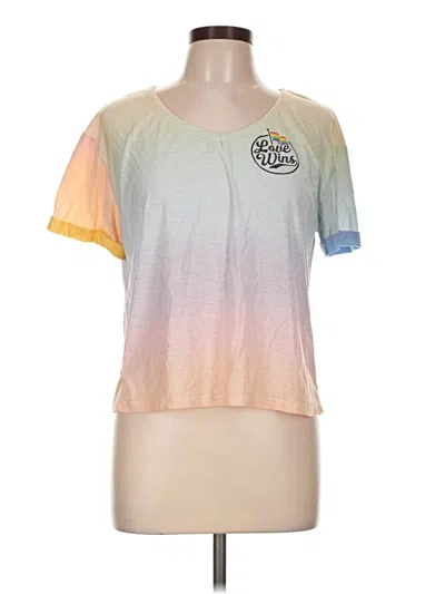 Pre-owned Well Worn Short Sleeve T-shirt In Ivory