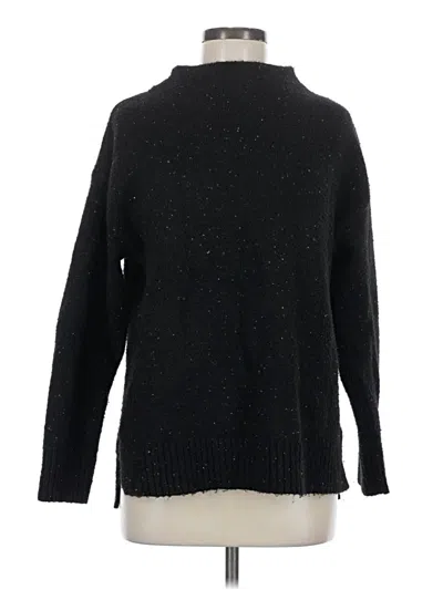 Pre-owned Well Worn Turtleneck Sweater In Black