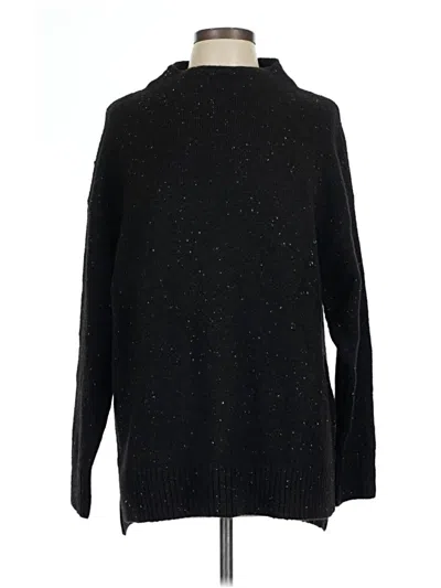 Pre-owned Well Worn Turtleneck Sweater In Black