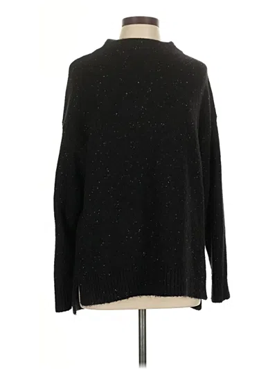 Pre-owned Well Worn Turtleneck Sweater In Black