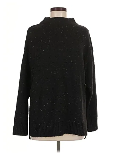 Pre-owned Well Worn Turtleneck Sweater In Black