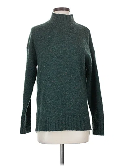 Pre-owned Well Worn Turtleneck Sweater In Blue