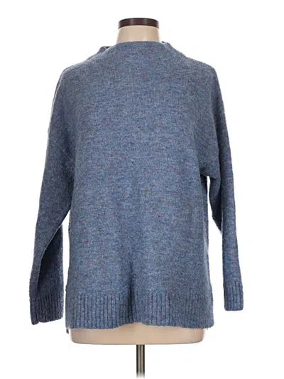 Pre-owned Well Worn Turtleneck Sweater In Blue