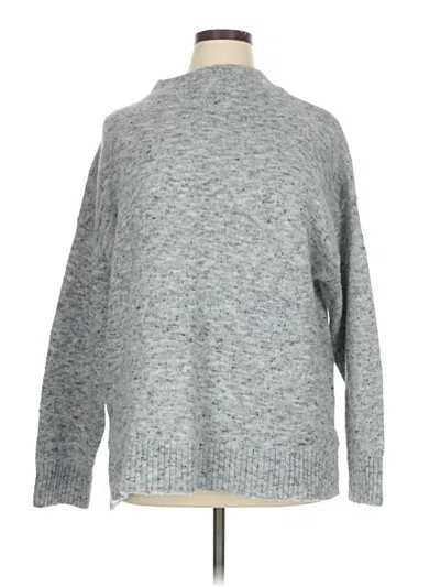 Pre-owned Well Worn Turtleneck Sweater In Gray