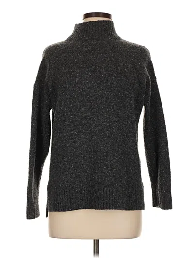 Pre-owned Well Worn Turtleneck Sweater In Gray