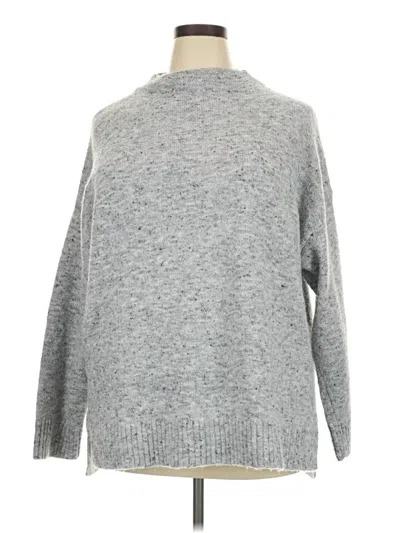 Pre-owned Well Worn Turtleneck Sweater In Gray