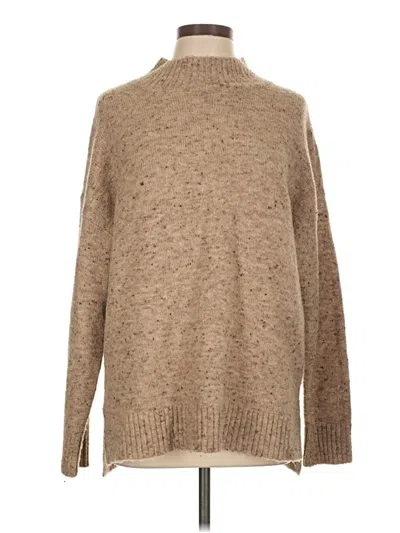 Pre-owned Well Worn Turtleneck Sweater In Tan