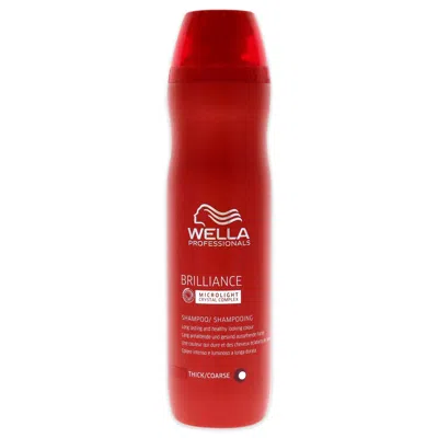 Wella Brilliance Shampoo For Coarse Hair By  For Unisex - 8.4 oz Shampoo In White