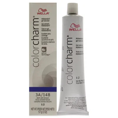 Wella Color Charm Permanent Hair Color Gel - 148 3a Dark Ash Brown By  For Unisex - 2 oz Hair Color