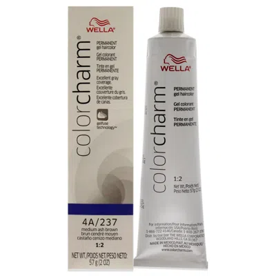 Wella Color Charm Permanent Hair Color Gel - 237 4a Medium Ash Brown By  For Unisex - 2 oz Hair Color
