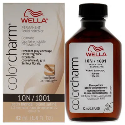 Wella Color Charm Permanent Liquid Hair Color - 1001 10n Satin Blonde By  For Unisex - 1.42 oz Hair C In Multi