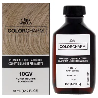 Wella Color Charm Permanent Liquid Hair Color - 1036 10gv Honey Blonde By  For Unisex - 1.42 oz Hair  In Multi