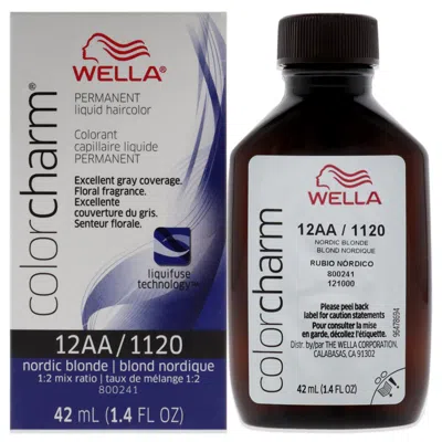 Wella Color Charm Permanent Liquid Hair Color - 1120 12aa Nordic Blonde By  For Unisex - 1.42 oz Hair In Multi