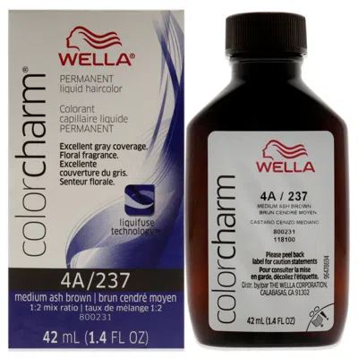 Wella Color Charm Permanent Liquid Hair Color - 237 4a Medium Ash Brown By  For Unisex - 1.42 oz Hair In Multi