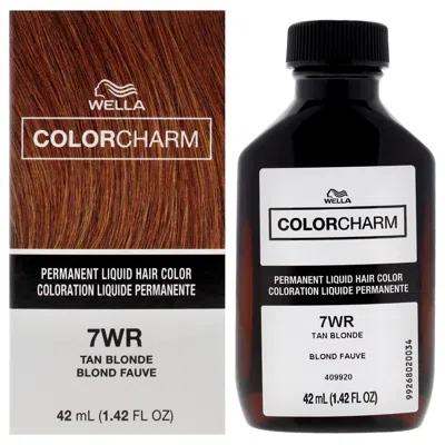 Wella Color Charm Permanent Liquid Hair Color - 7wr Tan Blonde By  For Unisex - 1.42 oz Hair Color In Multi