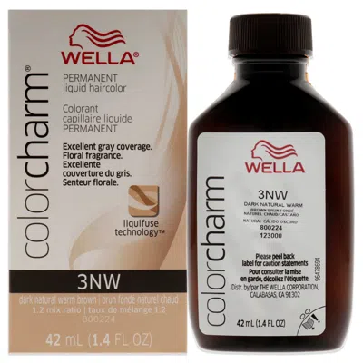 Wella Color Charm Permanent Liquid Hair Color - 3nw Dark Natural Warm Brown By  For Unisex - 1.42 oz  In Multi