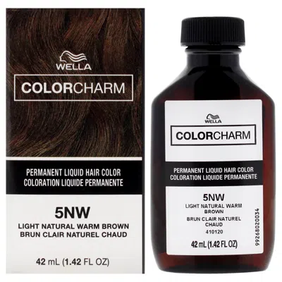 Wella Color Charm Permanent Liquid Hair Color - 5nw Light Natural Warm Blonde By  For Unisex - 1.42 O In Transparent