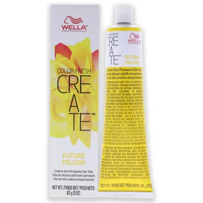 Wella Color Fresh Create Semi-permanent Color - Future Yellow For Unisex 2 oz Hair Color In Transparent
