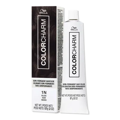 Wella Colorcharm Demi-permanent Cream Hair Color - 1n Black