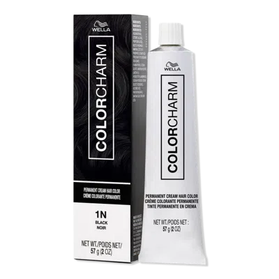 Wella Colorcharm Permanent Cream Hair Color - 1n Black