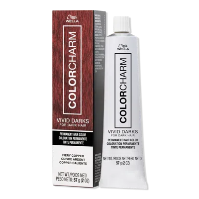 Wella Colorcharm Vivid Darks Permanent Cream Hair Color - Fiery Copper