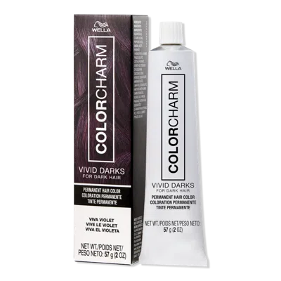 Wella Colorcharm Vivid Darks Permanent Cream Hair Color - Viva Violet