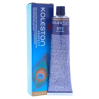 Wella I0084334 Koleston Perfect Permanent Creme Hair Color For Unisex - 9-73 Very Light Brunette Gold Blon