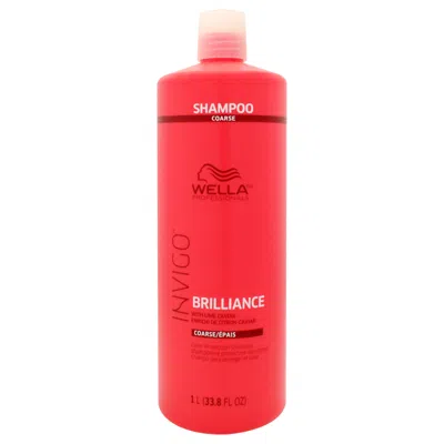 Wella Invigo Brilliance Shampoo For Coarse Hair By  For Unisex - 33.8 oz Shampoo In Multi