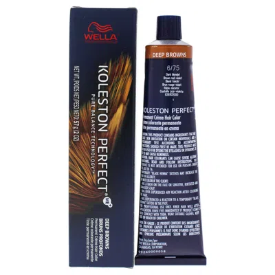 Wella Koleston Perfect Permanent Creme Hair Color - 6 75 Dark Blonde-brown Red-violet For Unisex 2 oz Hair In Blue