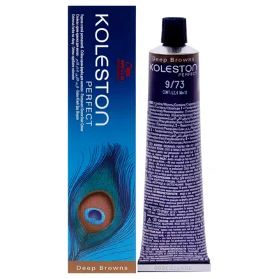 Wella Koleston Perfect Permanent Creme Haircolor - 9-73 Very Light Brunette Gold Blonde By  For Unise In Multi