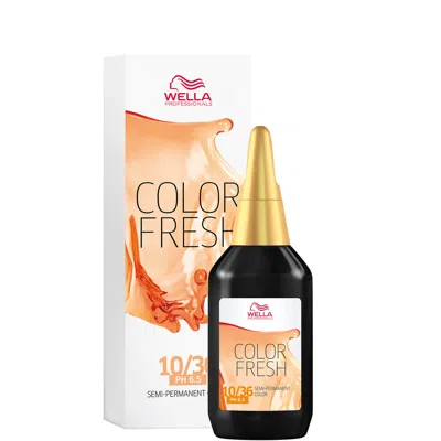 Wella Professionals Care Wella Professionals Color Fresh Semi-permanent Colour - 10/36 Lightest Blonde Gold Violet 75ml In White