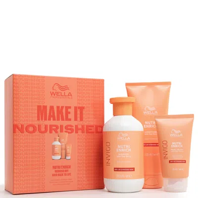Wella Professionals Care Wella Professionals Nutri Enrich Instant Nourishment Christmas Gift Set (worth £44)
