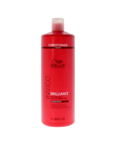 Wella Unisex 33.8oz Invigo Brilliance Conditioner For Coarse Hair In Transparent
