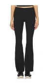Wellbeing + Beingwell Aria Foldover Pant In 黑色