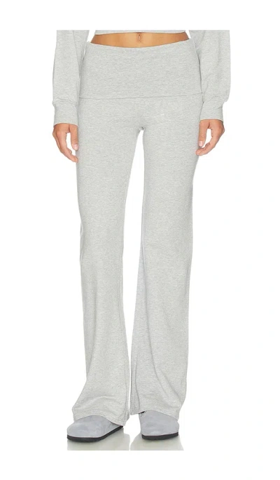 Wellbeing + Beingwell Elowyn Foldover Pant In Grey
