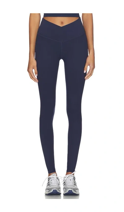 Wellbeing + Beingwell Flowwell Callista Crossover Legging In Blue