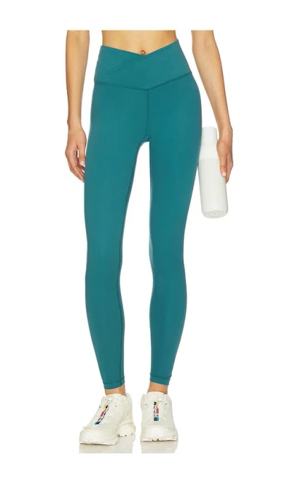 Wellbeing + Beingwell Flowwell Callista Crossover Legging In Blue