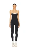 Wellbeing + Beingwell Flowwell Este Jumpsuit In Black & White