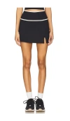 Wellbeing + Beingwell Flowwell Mara Skirt In Black & White