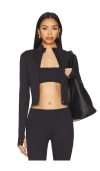 Wellbeing + Beingwell Loungewell Bree Jacket In Quiet Grey Heather