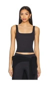 Wellbeing + Beingwell Loungewell Julian Tank In Quiet Grey Heather