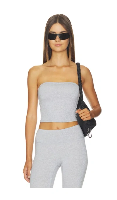 Wellbeing + Beingwell Loungewell Light Camden Tube Top In Gray
