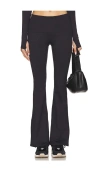 Wellbeing + Beingwell Loungewell Monte Foldover Pant In Quiet Grey Heather