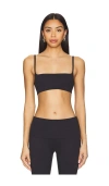 Wellbeing + Beingwell Loungewell Sloane Sports Bra In Quiet Grey Heather