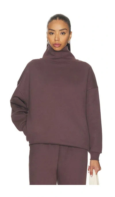 Wellbeing + Beingwell Magnolia Pullover In Burgundy