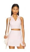 Wellbeing + Beingwell Movewell Frankie Cropped Tank In 浅粉红