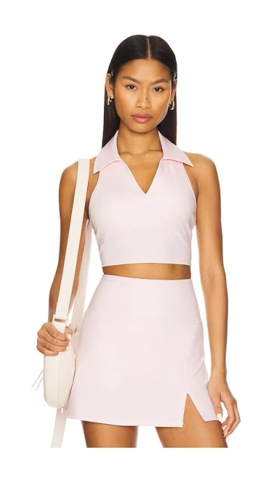 Wellbeing + Beingwell Movewell Frankie Cropped Tank In 浅粉红