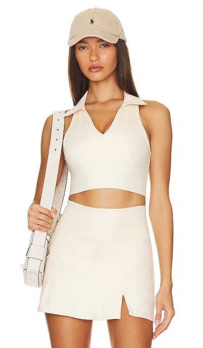 Wellbeing + Beingwell Movewell Frankie Cropped Tank In Ivory