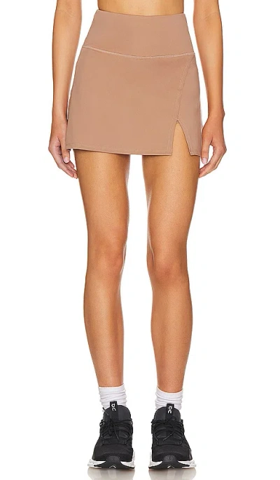 Wellbeing + Beingwell Movewell Janice Skirt In Fresco Brown